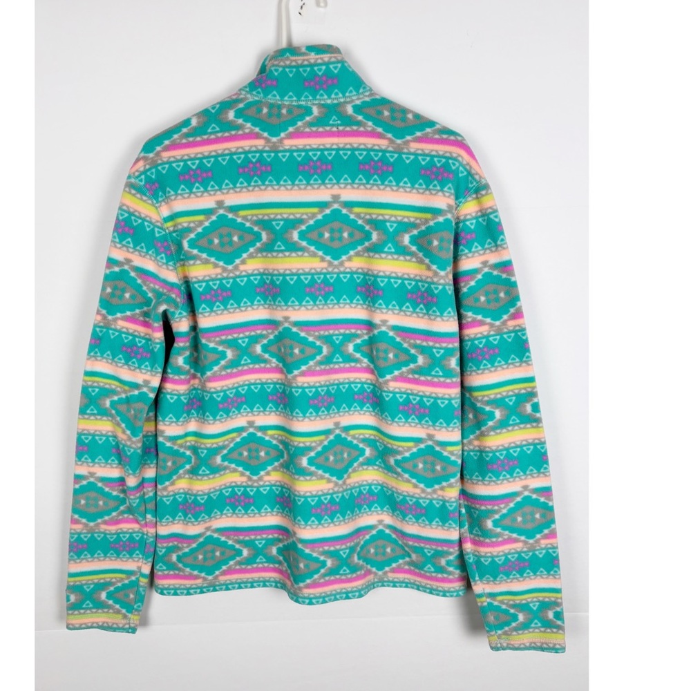Chubbies Flame Commander fleece 1/4-zip pullover Men’s Small Aztec Southwestern - Picture 2 of 6